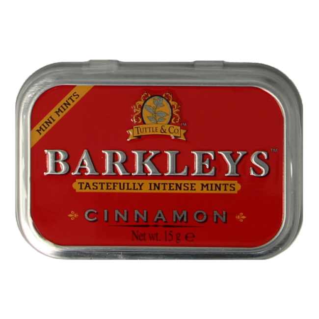 Barkleys Mints cannelle sans sucre 15 g