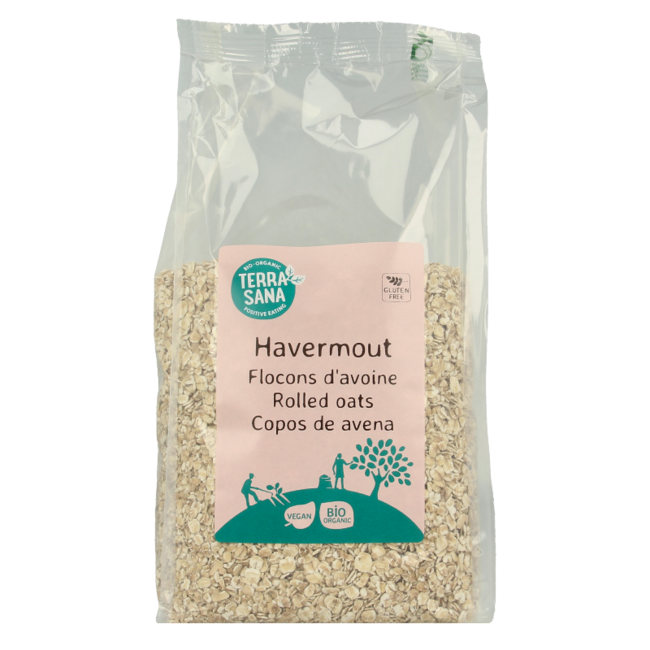 Fiocchi d'Avena Biologici Senza Glutine 450 Grammi