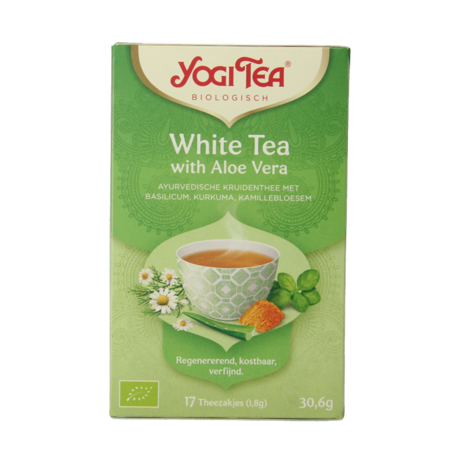 Té blanco con aloe vera bio 17 Bolsitas