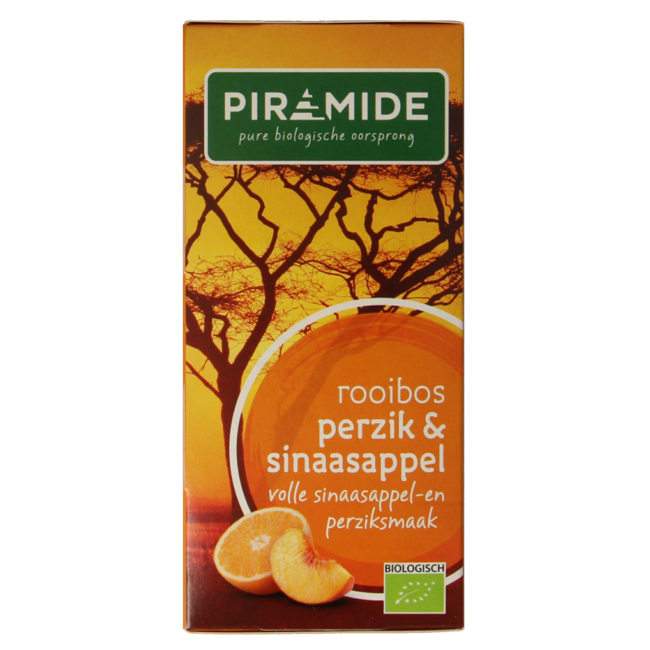 Herbata Rooibos brzoskwinia pomarańcza bio 20 torebek