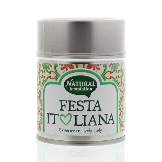 Mezcla de especias bio Fiesta Italiana Natural Temptation 30 g