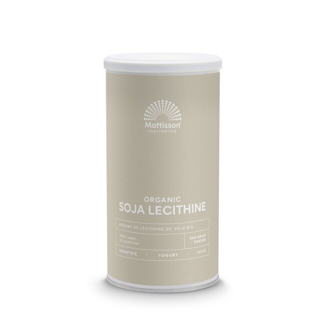 Mattisson Soja lecithine poeder bio 200 Gram