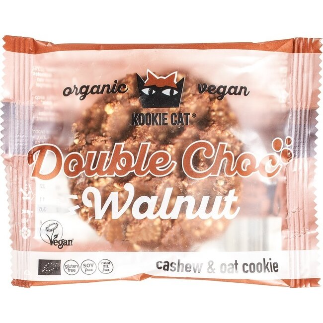 Kookie Cat Organic Cacao Double Choc Walnut 50g