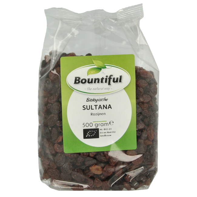 Bountiful Sultaninen Rosinen Bio 500 Gramm