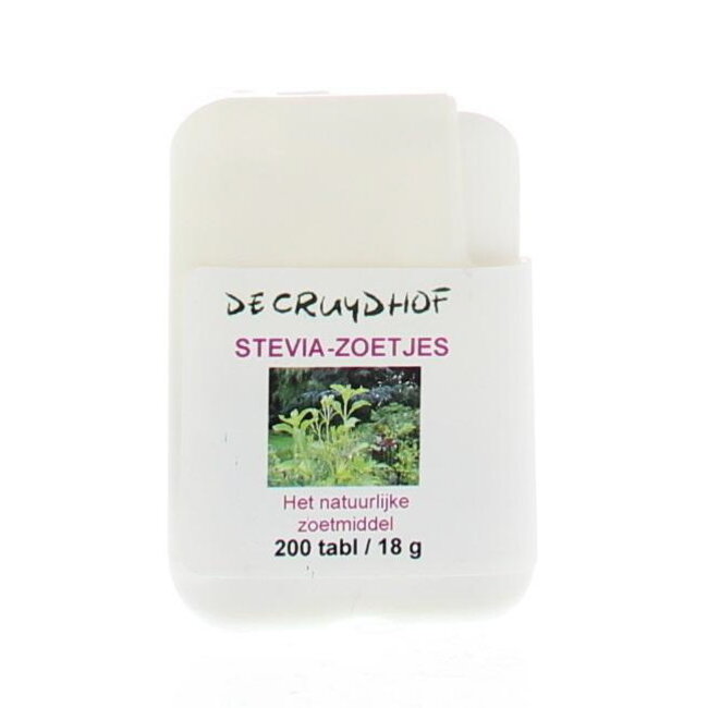 Cruydhof Dispensador de edulcorante de extracto de Stevia 200 comprimidos