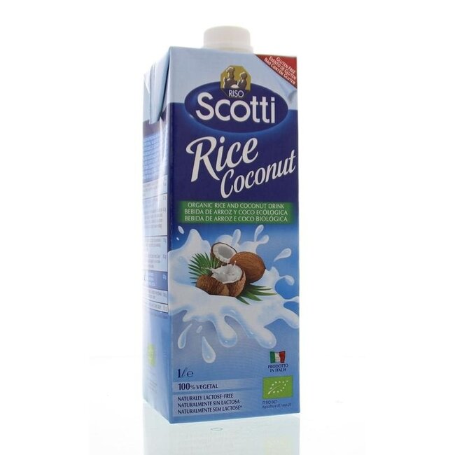Bebida de arroz con coco bio Riso Scotti 1 litro