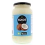 Huile de coco bio désodorisée Hanoju, bouteille en verre, 1 litre
