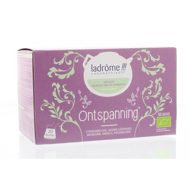 Ladrome Infusión Relajante Bio 20 bolsitas