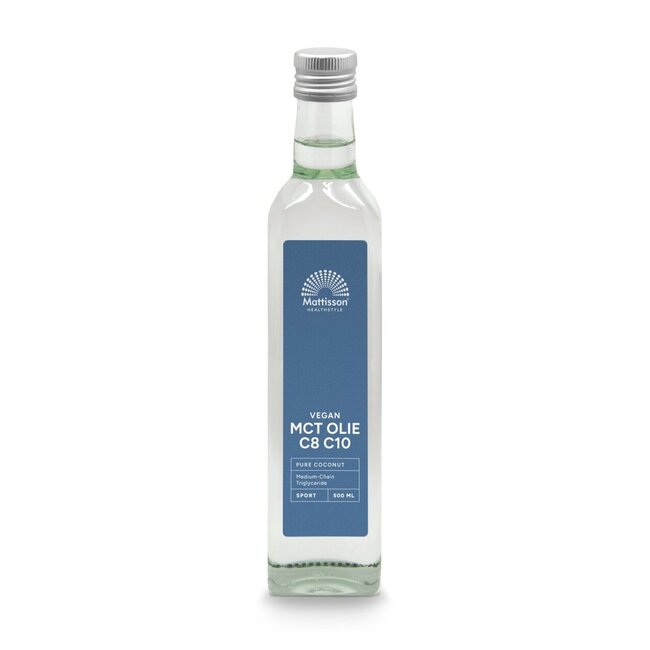 Huile MCT mélange de coco 60 % d'acide caprylique 500 ml
