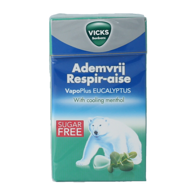 Vicks Ademvrij eukaliptus bez cukru 40 Gram