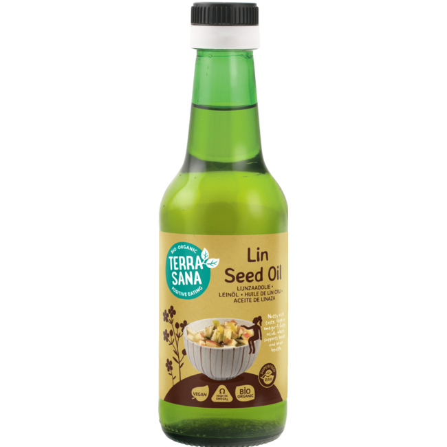 Organic cold-pressed flaxseed oil 250 ml