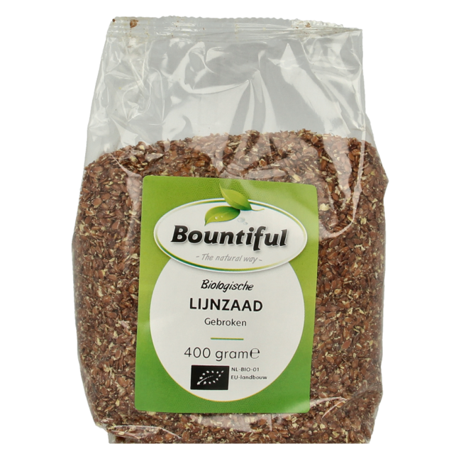 Lijnzaad gebroken bio 400 Gram