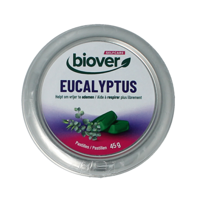 Biover Pastillas de Eucalipto 45 g
