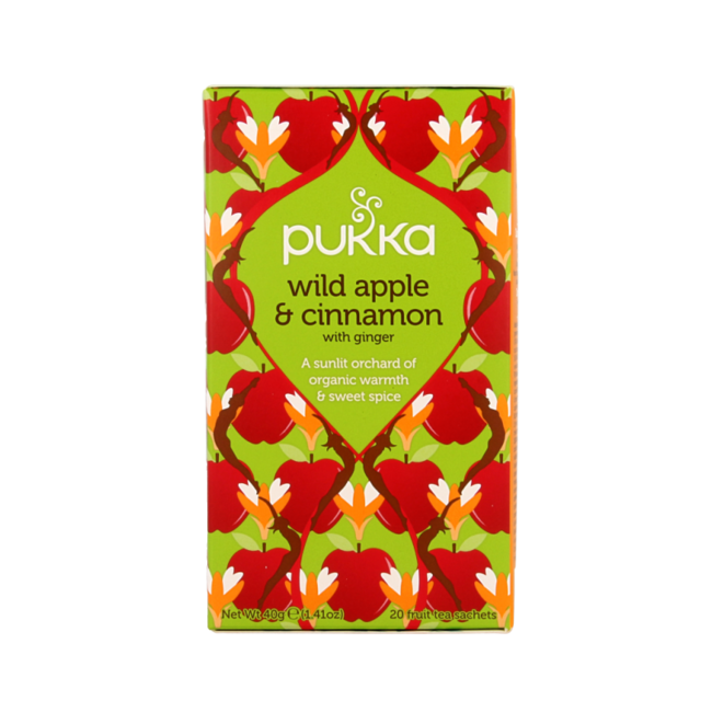 Thé bio Pomme sauvage et cannelle 20 sachets