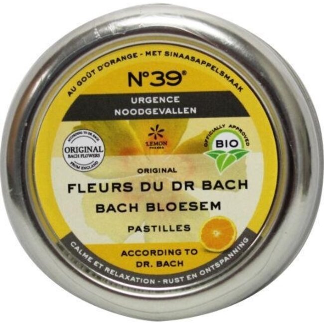 Fleurs de Bach Pastilles n° 39 Urgences Bio 45 g