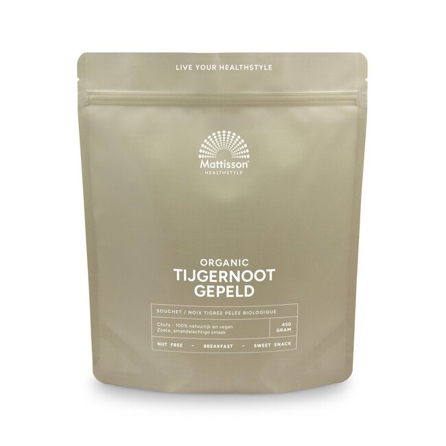 Mattisson Organic Peeled Tiger Nuts (Chufa) 450g