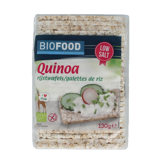 Damhert Rijstwafels met quinoa bio 130 Gram