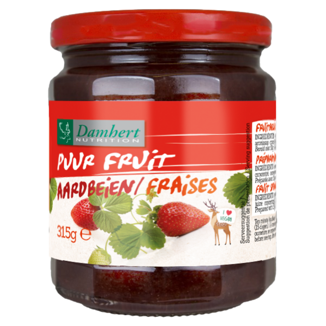 Damhert Pure Fruit Strawberry Jam 315g