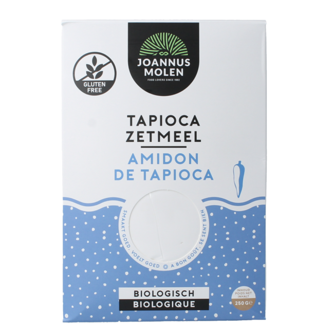 Amido di Tapioca Biologico Prima Scelta Joannusmolen 250 Grammi