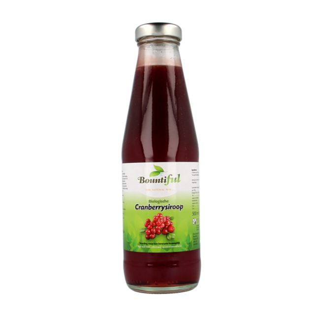 Sirope de arándanos rojos ecológico 500 ml
