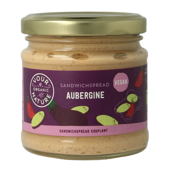 Your Organic Nature Organic Aubergine Sandwich Spread 180g