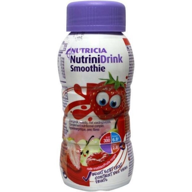 Nutrinidrink Smoothie Frutti Rossi 200 Millilitri