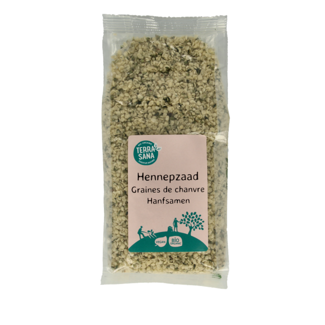 TerraSana Semi di Canapa Decorticati RAW Biologici 250 Grammi