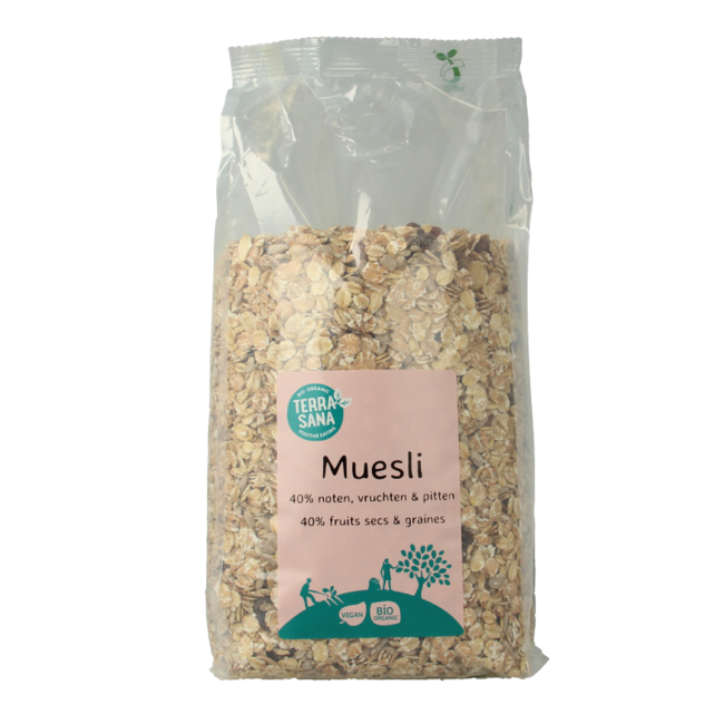 TerraSana Musli orzechy i suszone owoce bio 1 Kilogram