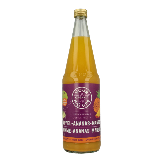 Sok owocowy jabłko ananas mango bio 700 Mililitrów
