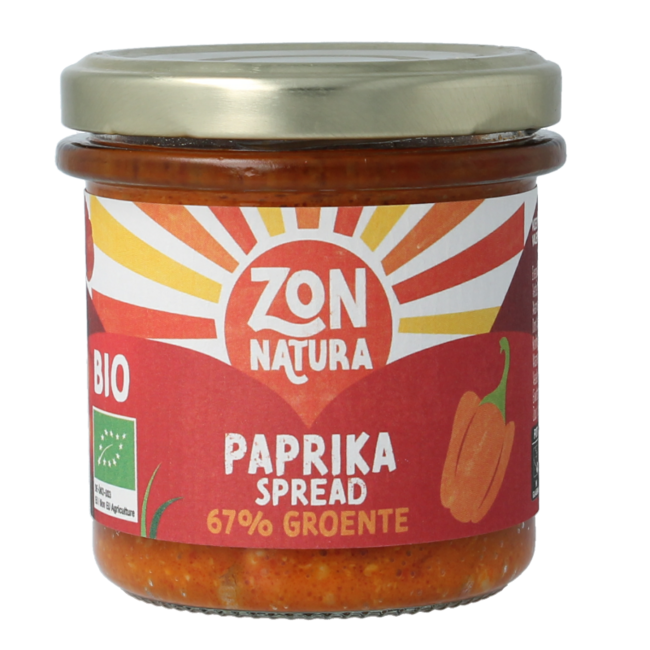 Zonnatura Paté vegetal de pimiento ecológico 135 g