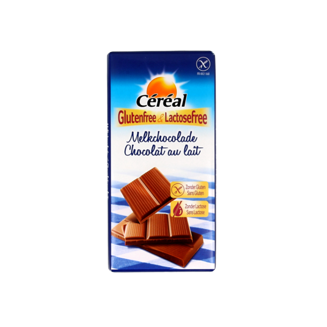 Chocolate con leche sin gluten Cereal 100 g
