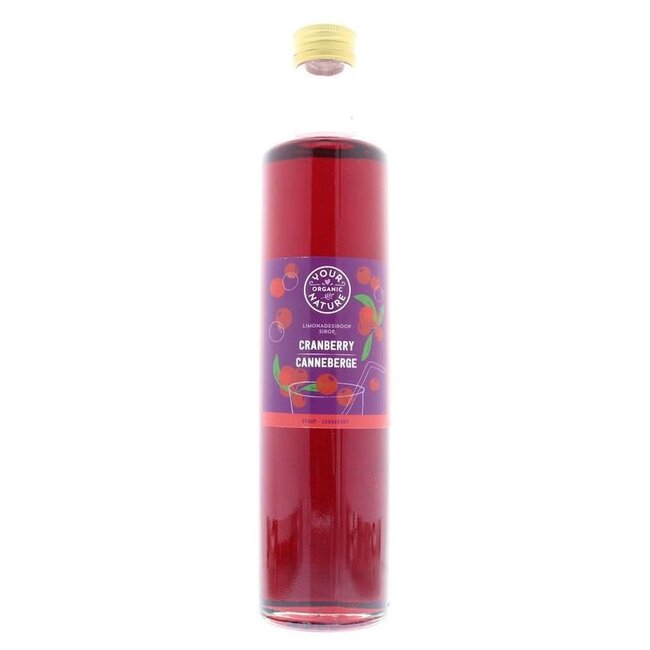 Your Organic Nature Organic Cranberry Syrup 500ml