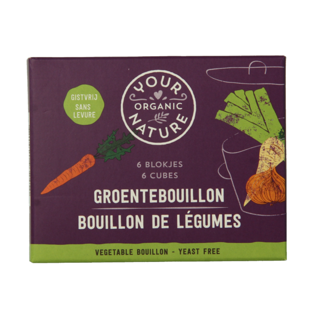 Your Organic Nature Bulion warzywny klarowny bio 6 kostek