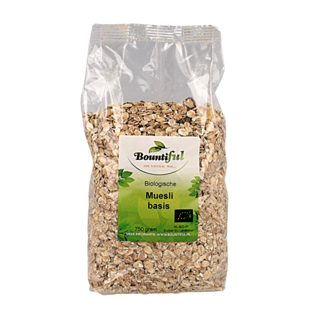 Bountiful Organic Base Muesli 750g