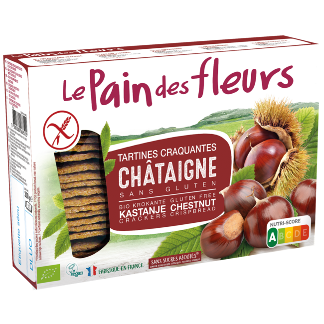 Cracker di Castagne Dolci Biologici 300 Grammi