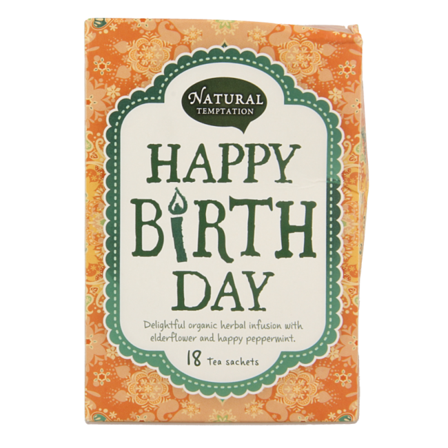 Té ecológico Happy Birthday 18 Bolsitas