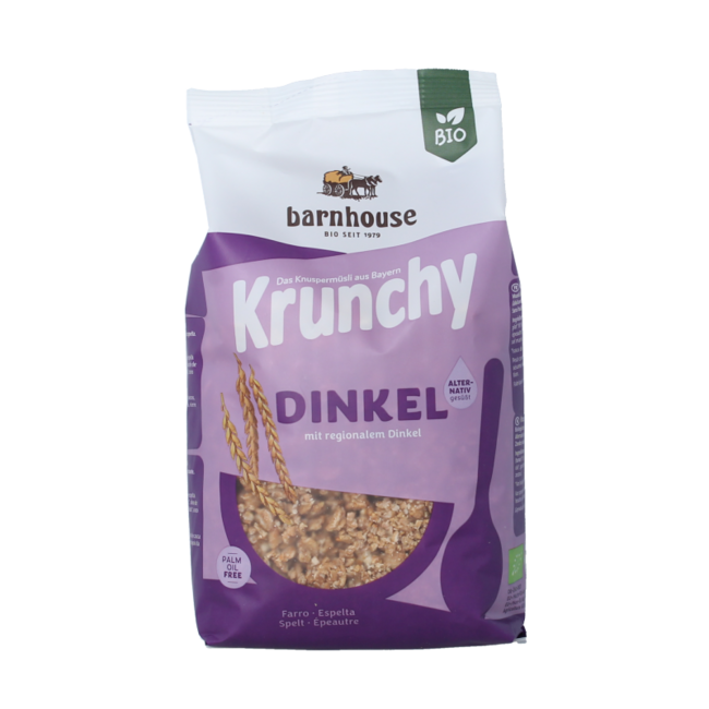 Barnhouse Krunchy pur épeautre sans sucre bio 375 Grammes