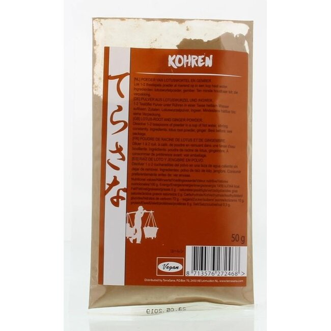 Kohren Lotuswurzelpulver 50 Gramm