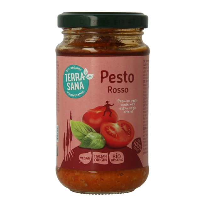Pesto rosso ecológico 180 gramos