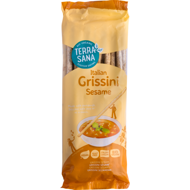TerraSana Grissini au sésame bio 125 g