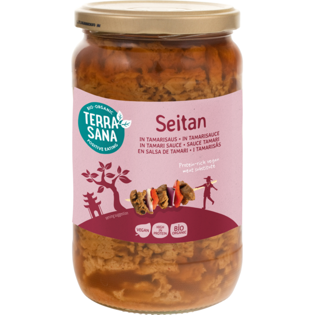Seitan Biologico TerraSana in Salsa Tamari 700 Grammi