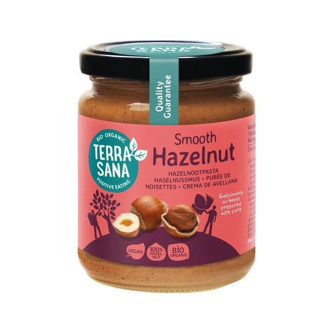 TerraSana Pasta z orzechów laskowych bio 250 gramów