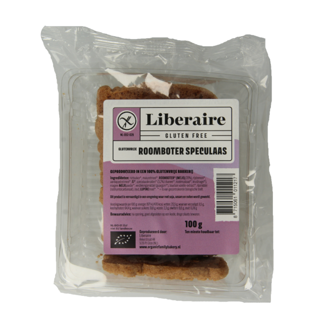 Liberaire Galletas Speculaas de Mantequilla Bio 100 g