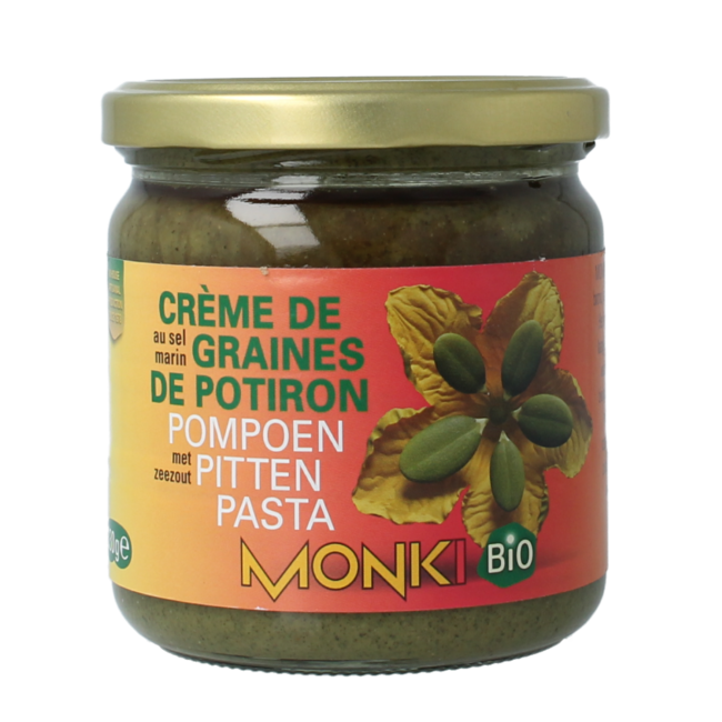 Pompoenpittenpasta bio 330 Gram