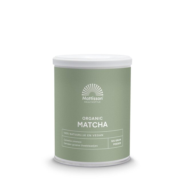Polvere di Matcha Tè Verde Biologico 125 Grammi