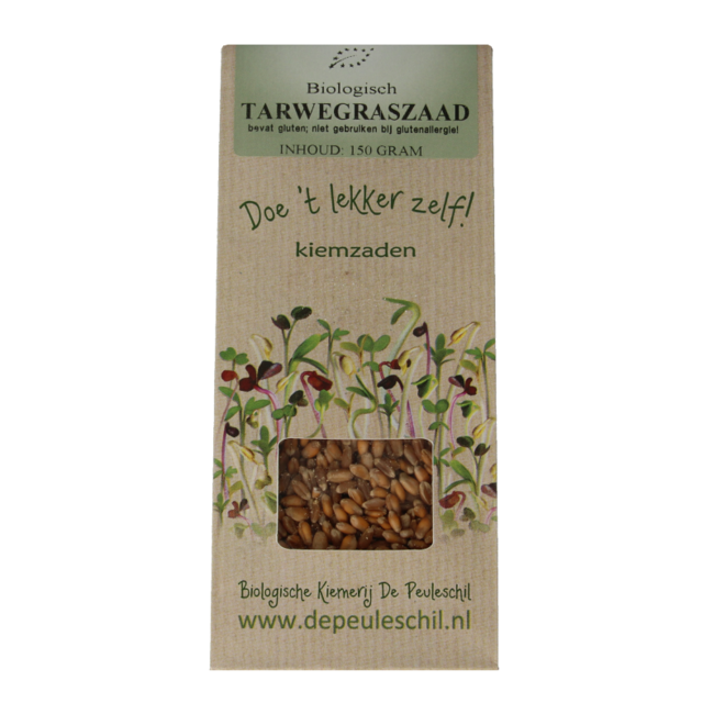 Peuleschil Graines d'herbe de blé bio 150 g