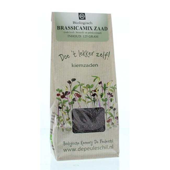 Peuleschil Brassicamix zaad bio 125 Gram