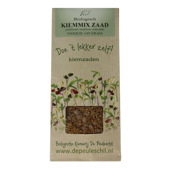 Mélange de graines à germer bio De Peuleschil 145 g