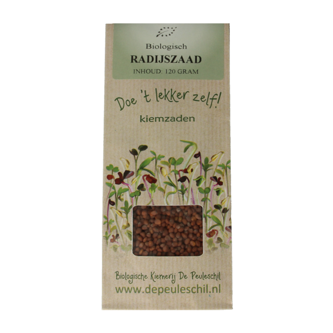 Peuleschil Radijszaad bio 130 Gram
