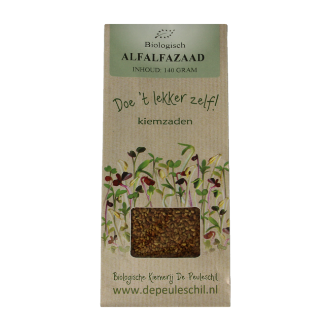 Peuleschil Organic Alfalfa Seeds 140g